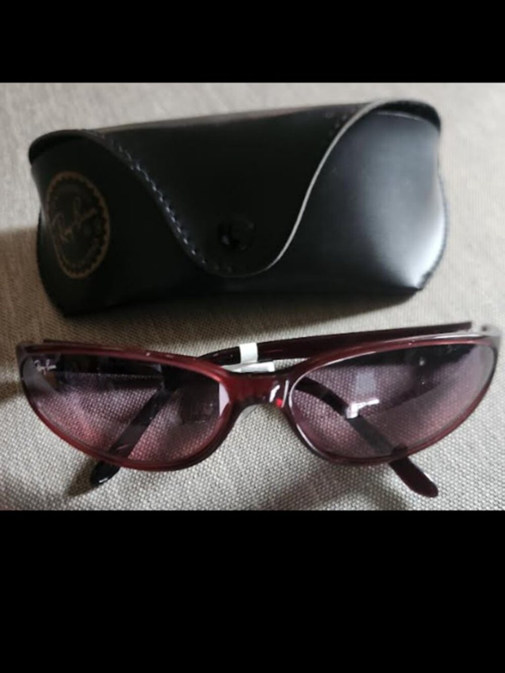 RAY-BAN Burgundy Sunglasses (Cats-eyes) “PS Stalker” RB 2112 904 w/ Case